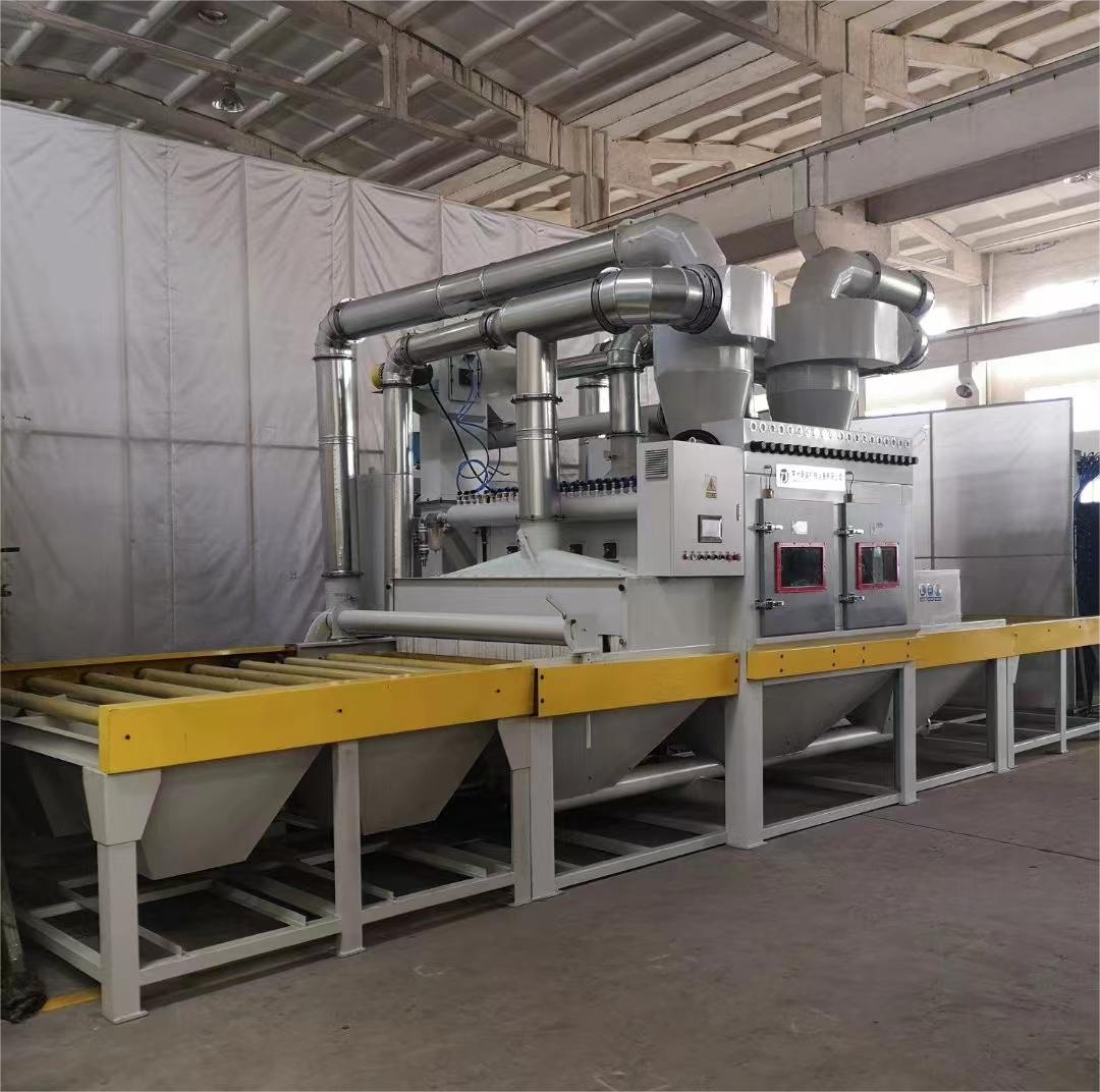 长宁抛丸机跑砂是什么原因